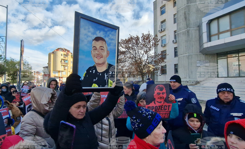 Търговище - протест - загинал моторист