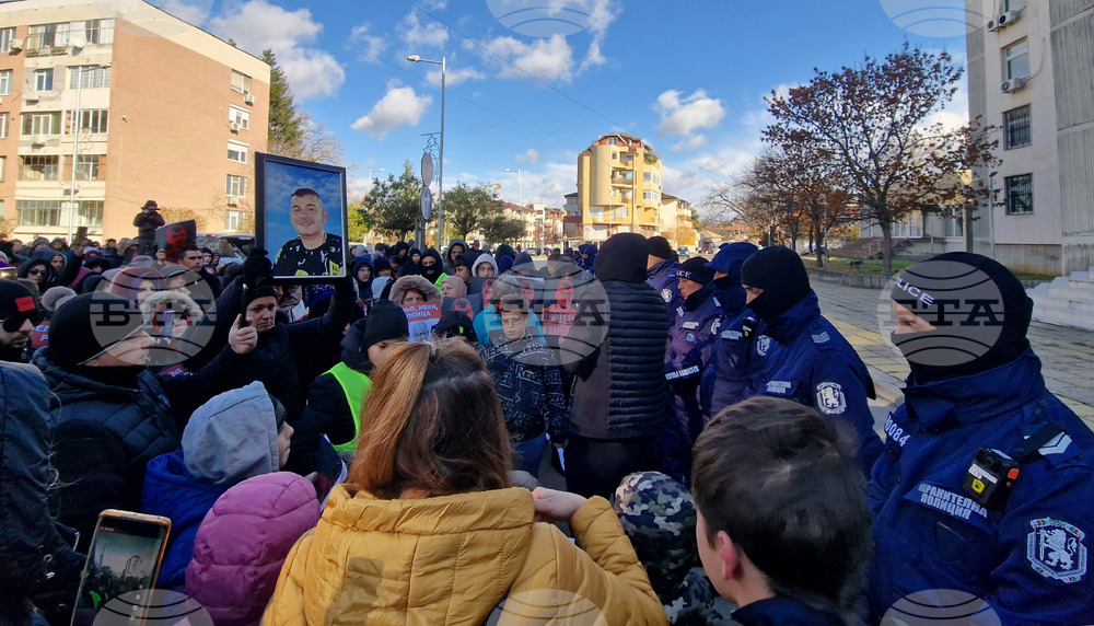 Търговище - протест - загинал моторист