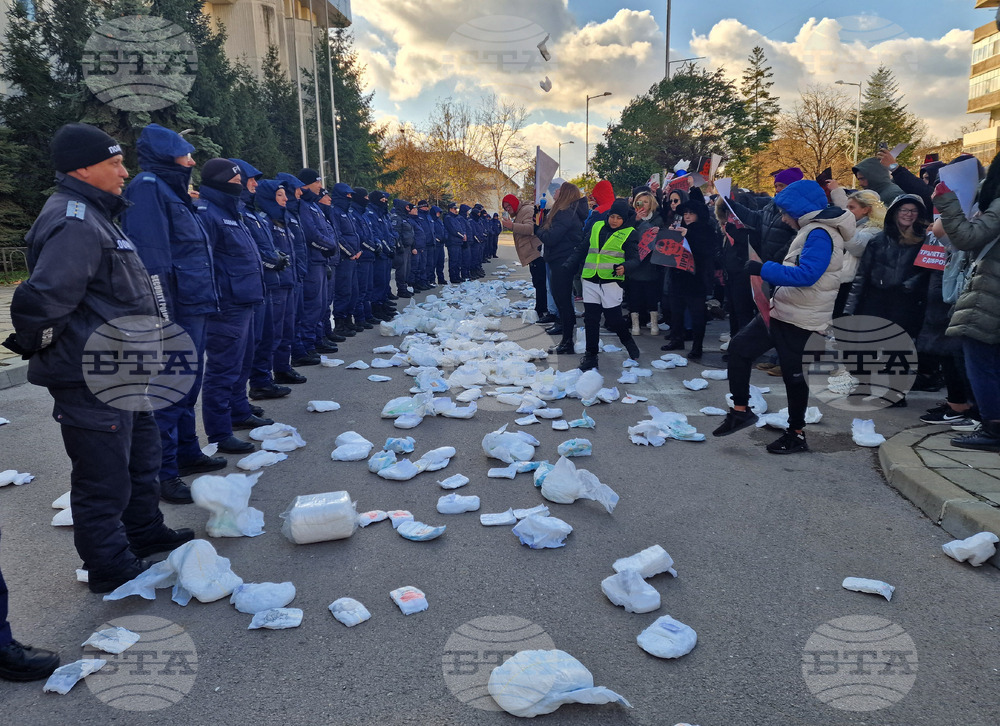 Търговище - протест - загинал моторист