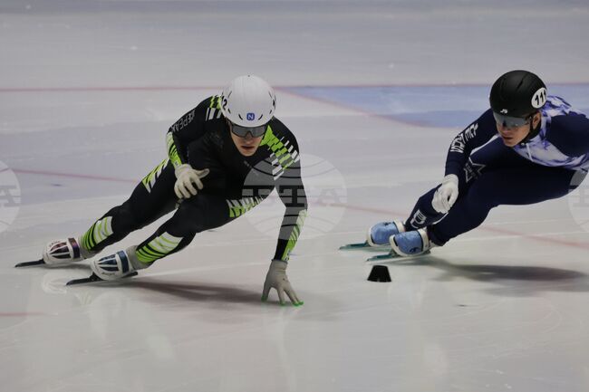 Стефан-Александър Кюмюрджев спечели първото място на 1000 метра при мъжете на Държавното първенство по шорттрек 