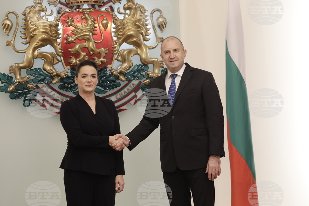 Румен Радев - Каталин Новак - среща