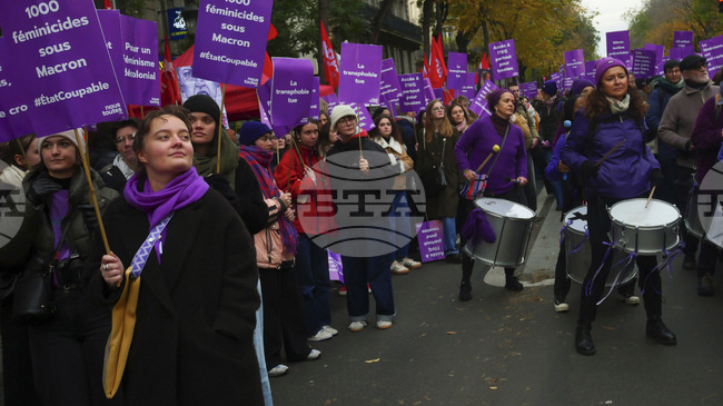 Хиляди протестираха във Франция срещу насилието срещу жени