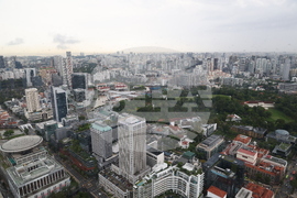 Сингапур - изглед отвисоко