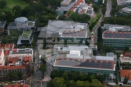 Сингапур - изглед отвисоко