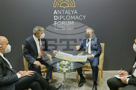 Турция - Мустафа Карадайъ - Мевлют Чавушоглу - среща