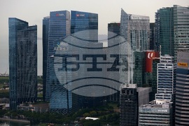 Сингапур - изглед отвисоко