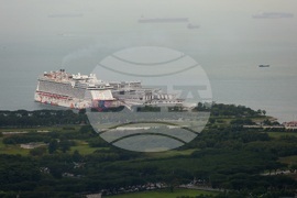 Сингапур - изглед отвисоко