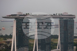 Сингапур - изглед отвисоко