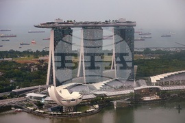 Сингапур - изглед отвисоко