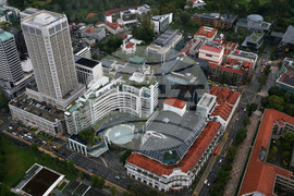 Сингапур - изглед отвисоко