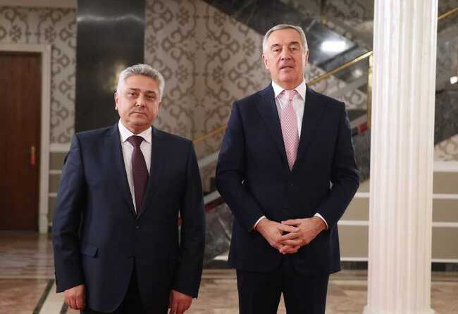 МВнР: Посланик Стефан Димитров връчи акредитивните си писма на президента на Черна гора Мило Джуканович