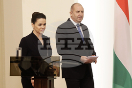 Румен Радев - Каталин Новак - пресконференция