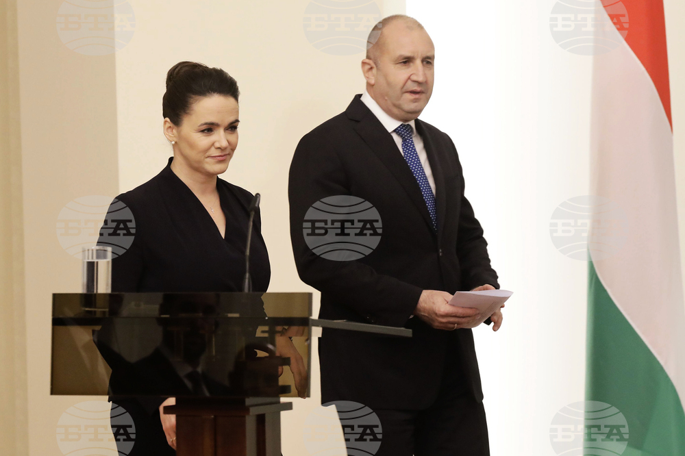 Румен Радев - Каталин Новак - пресконференция