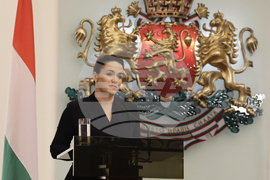 Румен Радев - Каталин Новак - пресконференция