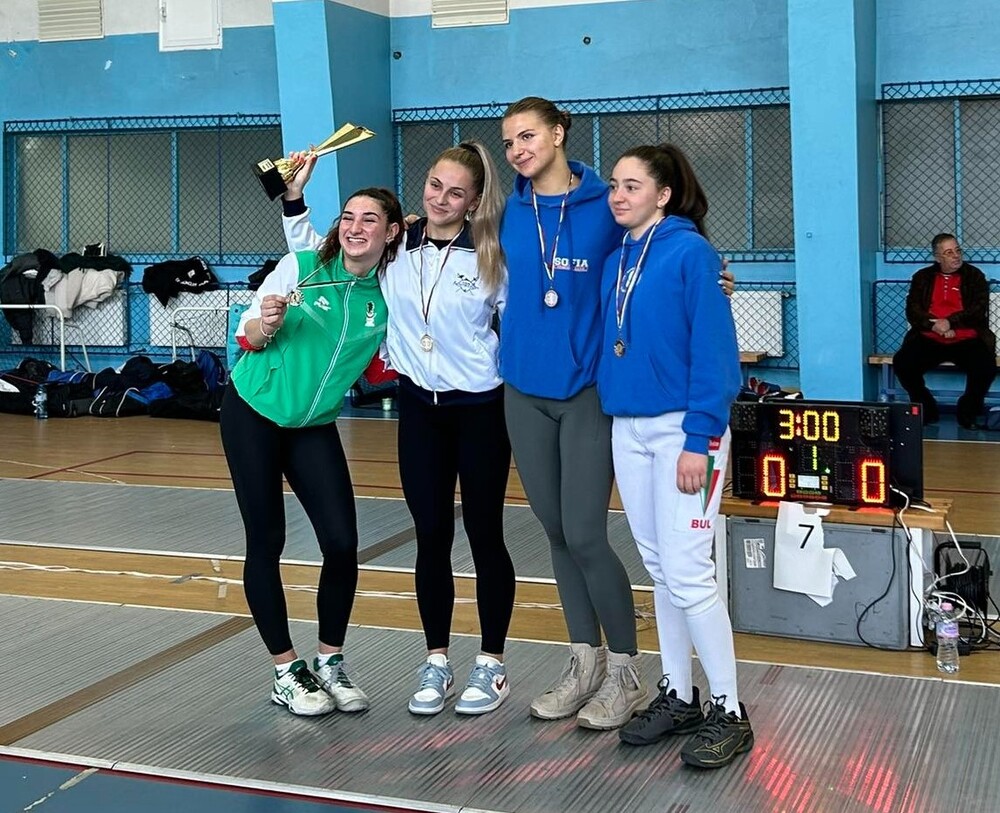 Михаела Стефанова стана шампионка в турнира на шпага жени за купа София по фехтовка