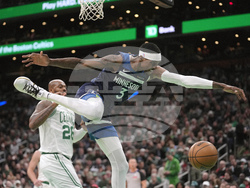 APTOPIX Timberwolves Celtics Basketball