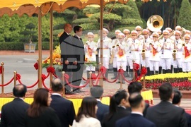 Виетнам - Румен Радев - Лъонг Къонг - официално посрещане