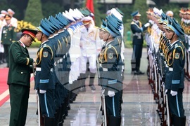 Виетнам - Румен Радев - Лъонг Къонг - официално посрещане