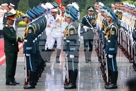 Виетнам - Румен Радев - Лъонг Къонг - официално посрещане