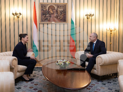 Снимка: Прессекретариат -  Подкрепата за младите семейства и насърчаването на раждаемостта като целенасочена държавна политика обсъдиха президентите Румен Радев и Каталин Новак в София 