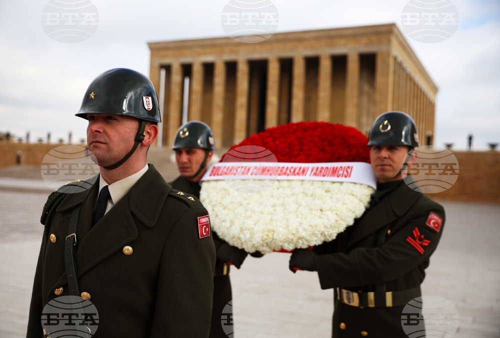 Vice President Iliana Iotova Lays Wreath at Atatürk Mausoleum