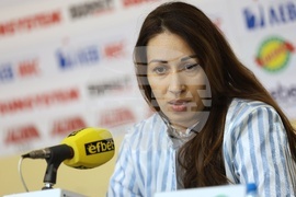 Българска Федерация по баскетбол - пресконференция - Сандра Велчева-Хънт