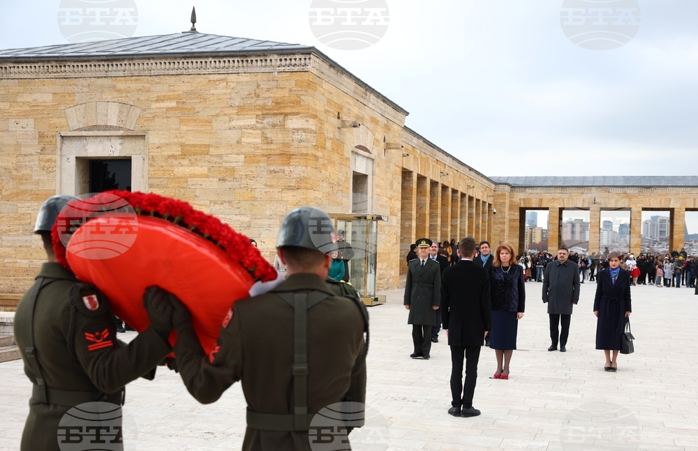 Vice President Iliana Iotova Lays Wreath at Atatürk Mausoleum