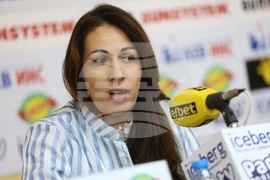 Българска Федерация по баскетбол - пресконференция - Сандра Велчева-Хънт