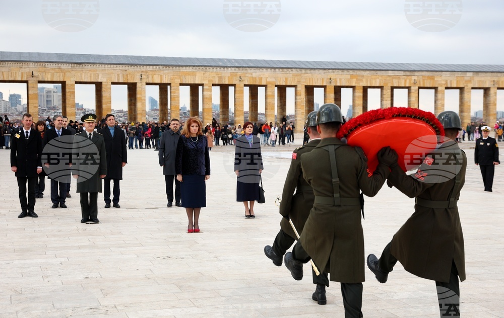 Vice President Iliana Iotova Lays Wreath at Atatürk Mausoleum