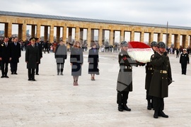 Vice President Iliana Iotova Lays Wreath at Atatürk Mausoleum