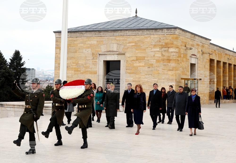 Vice President Iliana Iotova Lays Wreath at Atatürk Mausoleum