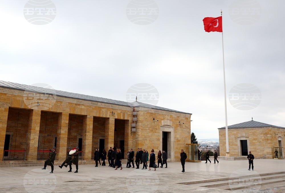 Vice President Iliana Iotova Lays Wreath at Atatürk Mausoleum