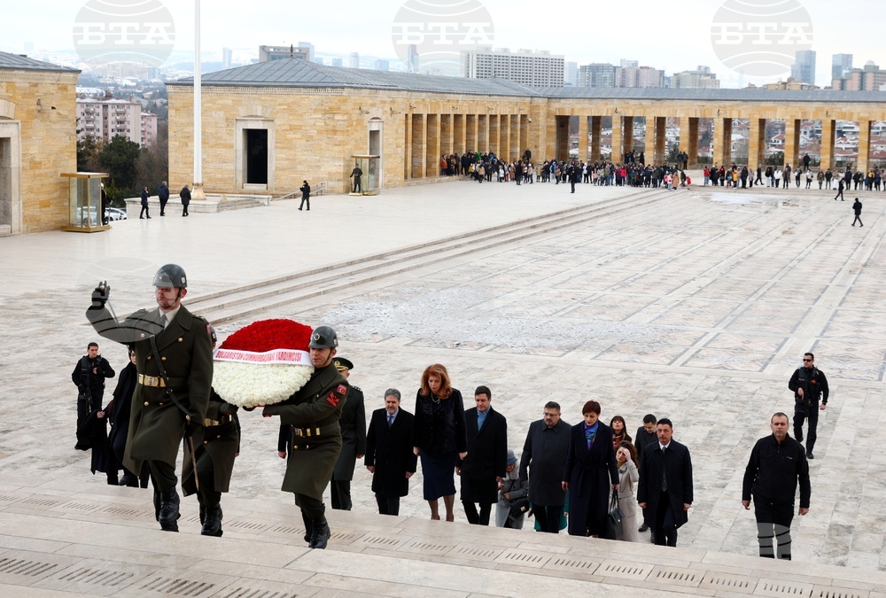 Vice President Iliana Iotova Lays Wreath at Atatürk Mausoleum