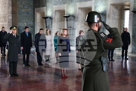 Vice President Iliana Iotova Lays Wreath at Atatürk Mausoleum