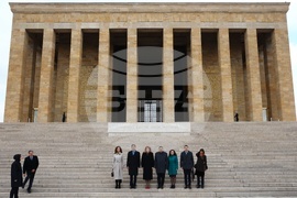 Vice President Iliana Iotova Lays Wreath at Atatürk Mausoleum
