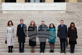 Vice President Iliana Iotova Lays Wreath at Atatürk Mausoleum