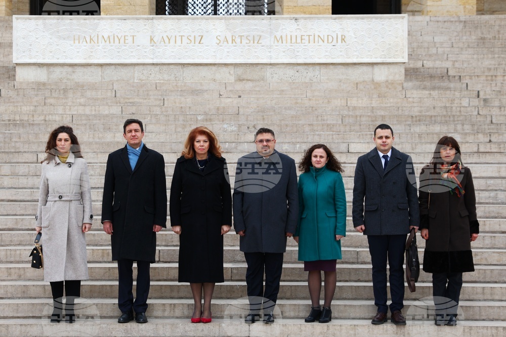 Vice President Iliana Iotova Lays Wreath at Atatürk Mausoleum