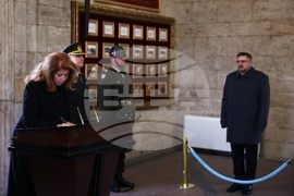 Vice President Iliana Iotova Lays Wreath at Atatürk Mausoleum