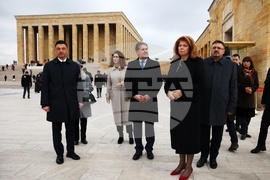 Vice President Iliana Iotova Lays Wreath at Atatürk Mausoleum
