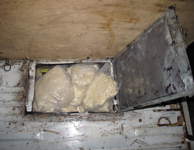 Гранични полицаи задържаха близо 41 кг кокаин в района на граничен пункт „Дунав мост 2“ при Видин