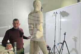  Петрич - Исторически музей - мраморна статуя - "Хераклея Синтика"