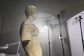  Петрич - Исторически музей - мраморна статуя - "Хераклея Синтика"