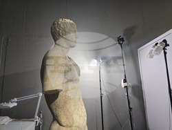  Петрич - Исторически музей - мраморна статуя - "Хераклея Синтика"