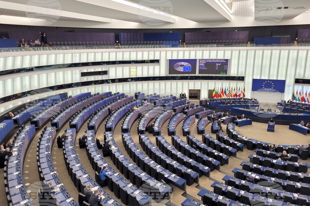 Франция - Европейски парламент - дебат в пленарна зала в подкрепа на Украйна