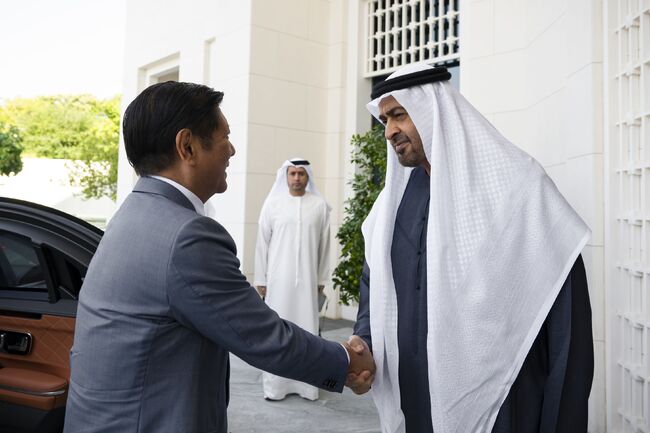 УАМ: Президентът на ОАЕ се срещна с филипинския си колега, който е на работно посещение в Емирствата 
