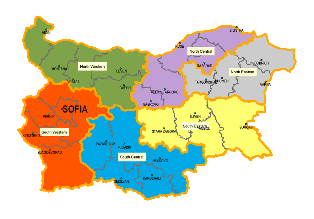 All Three Scenarios for Redrawing Bulgaria's Planning Regions Designate Sofia as a Standalone Region