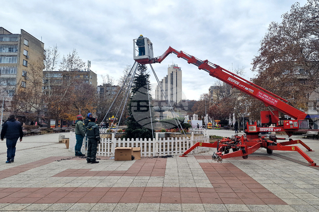 Разград - празници - украса