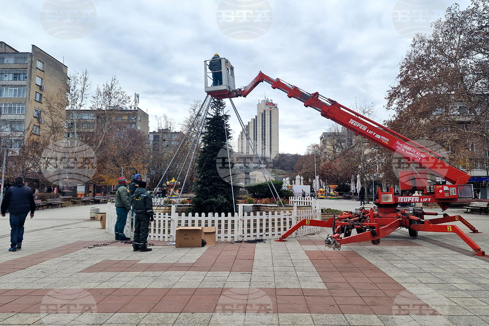 Разград - празници - украса