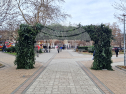 Разград - празници - украса