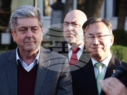 Благовест Сендов - паметник - откриване